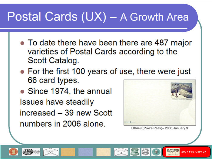 United States Postal Stationery Presentation: Slide 7 of 30